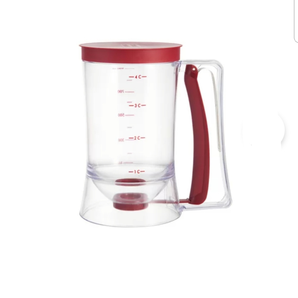 Chicago Metallic 4-Cup Silicone Batter Dispenser
